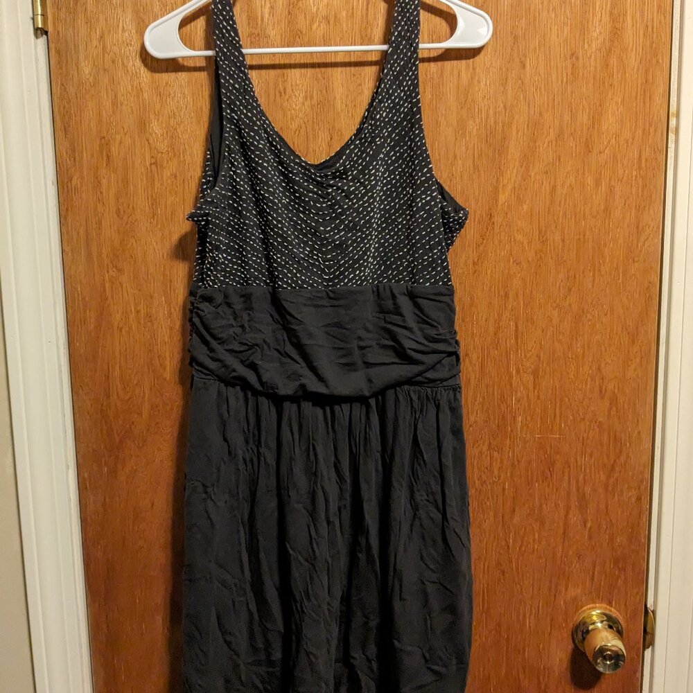 Synergy Organic Clothing Dark Gray Midi Dress